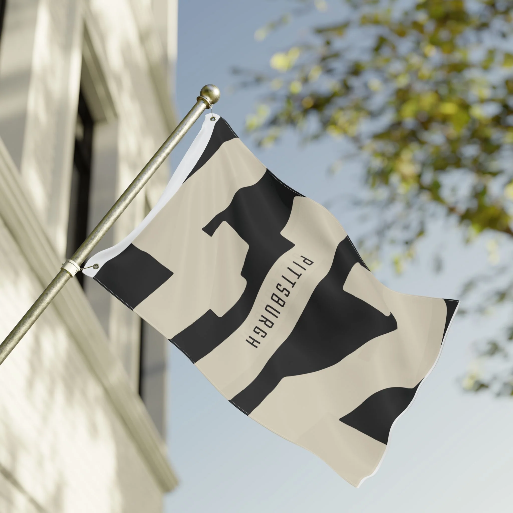 412 Vintage Pittsburgh - Double Sided Flag - Image 10