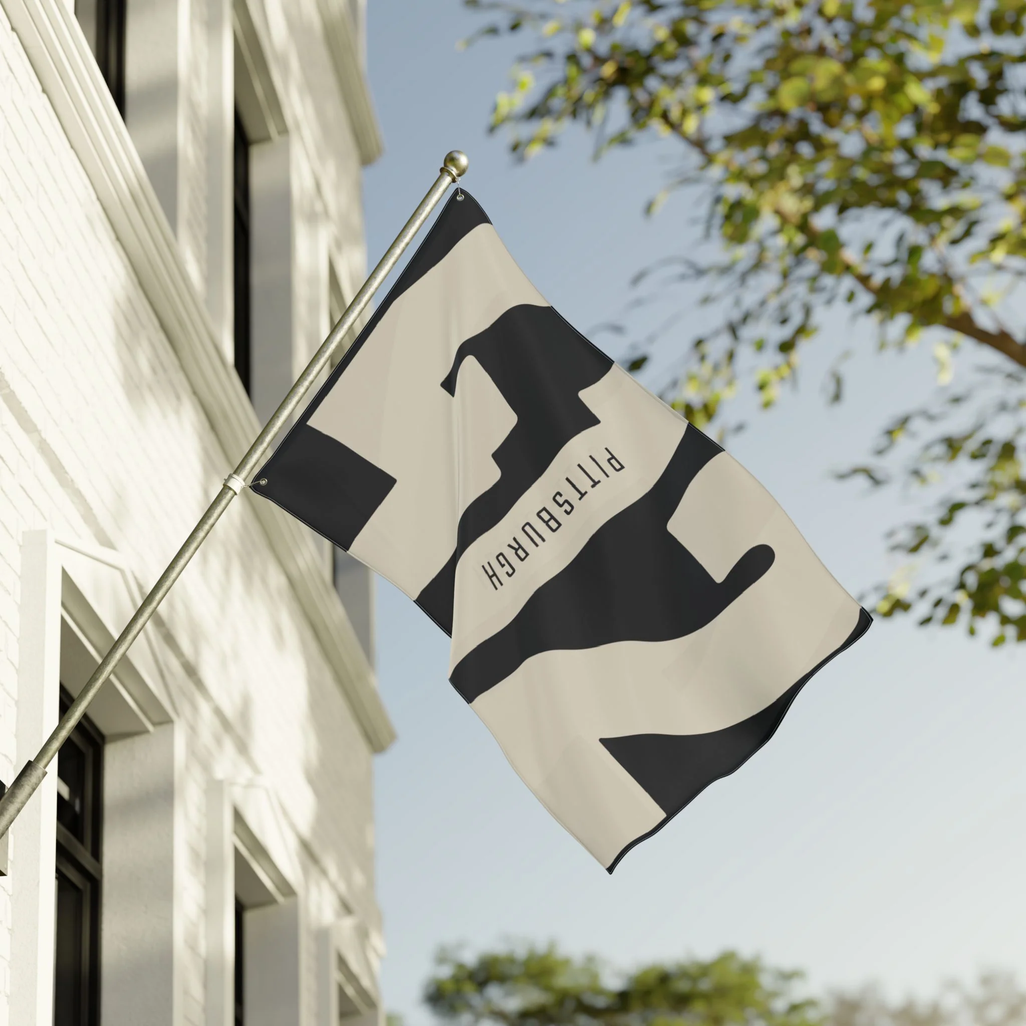 412 Vintage Pittsburgh - Double Sided Flag - Image 16