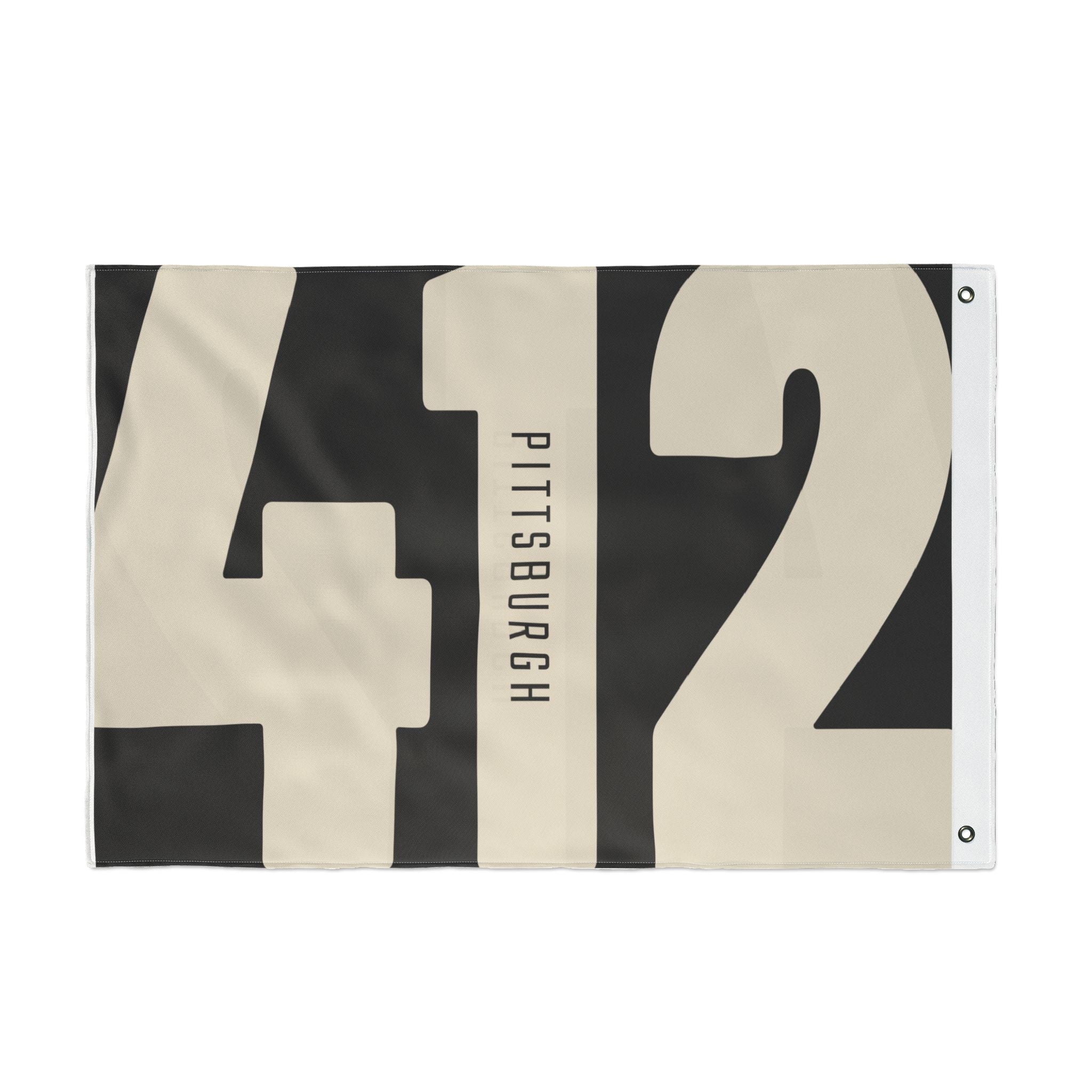 412 Vintage Pittsburgh - Double Sided Flag - Image 8
