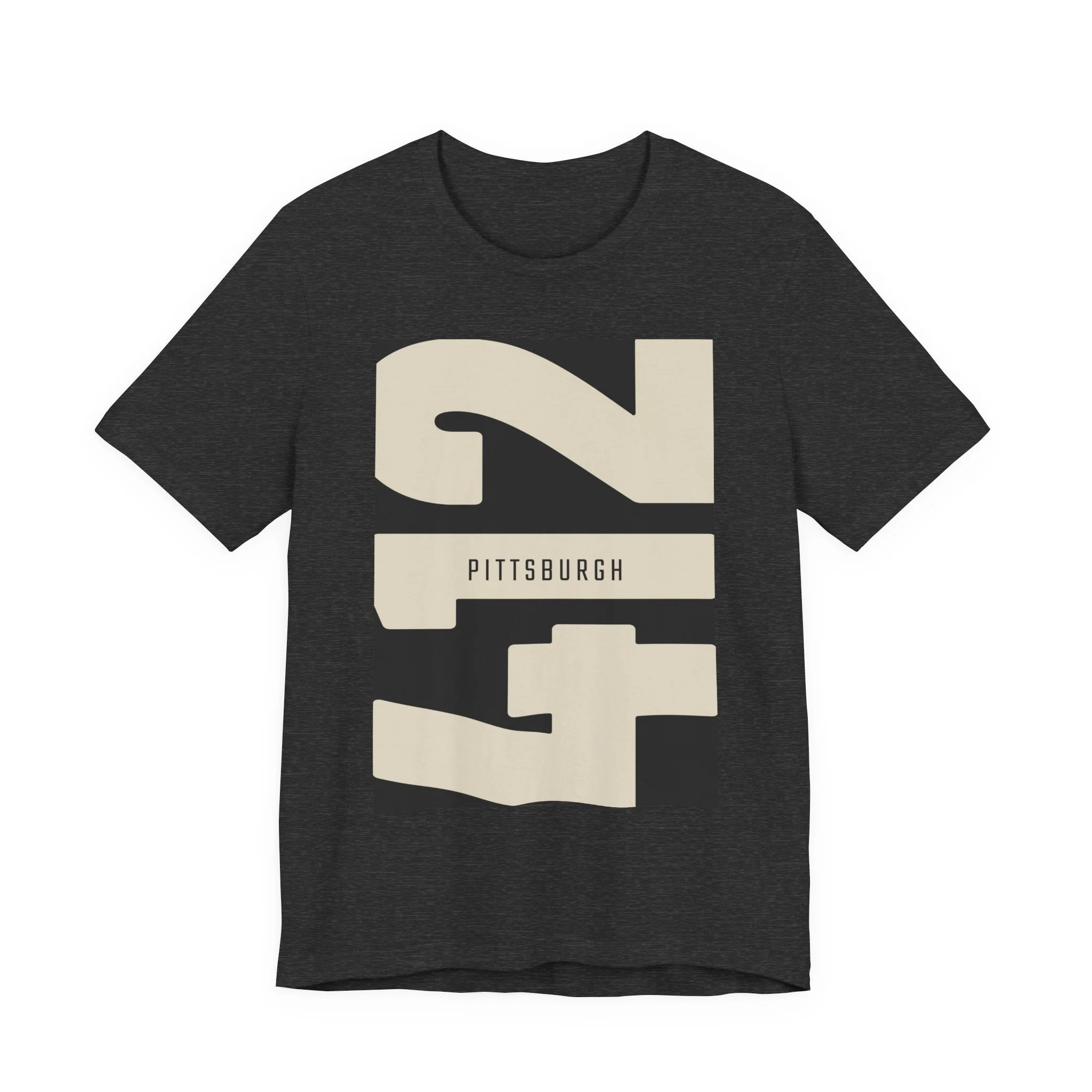 412 Vintage Pittsburgh - Unisex Jersey Short Sleeve Tee - Image 3