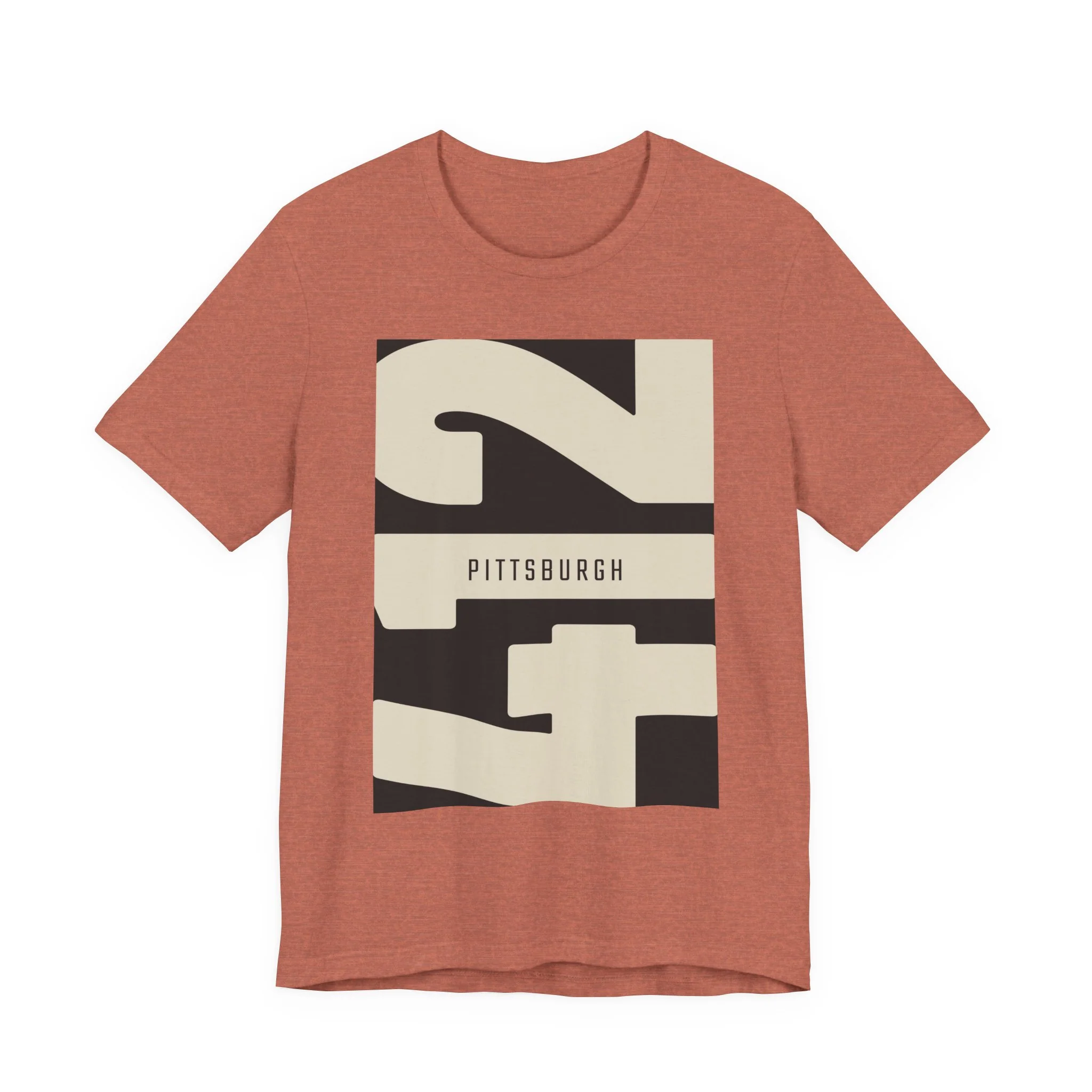 412 Vintage Pittsburgh - Unisex Jersey Short Sleeve Tee - Image 4