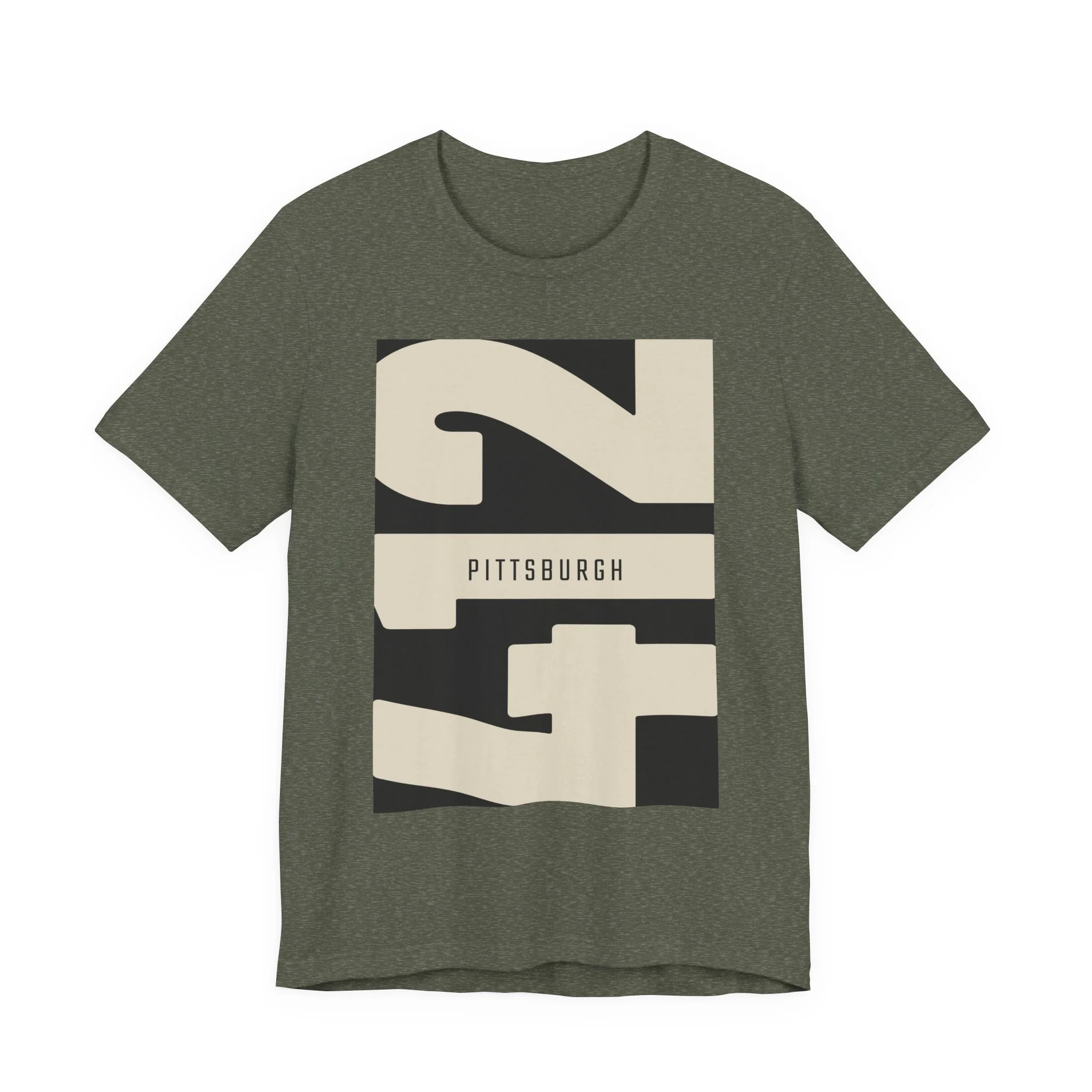 412 Vintage Pittsburgh - Unisex Jersey Short Sleeve Tee - Image 7