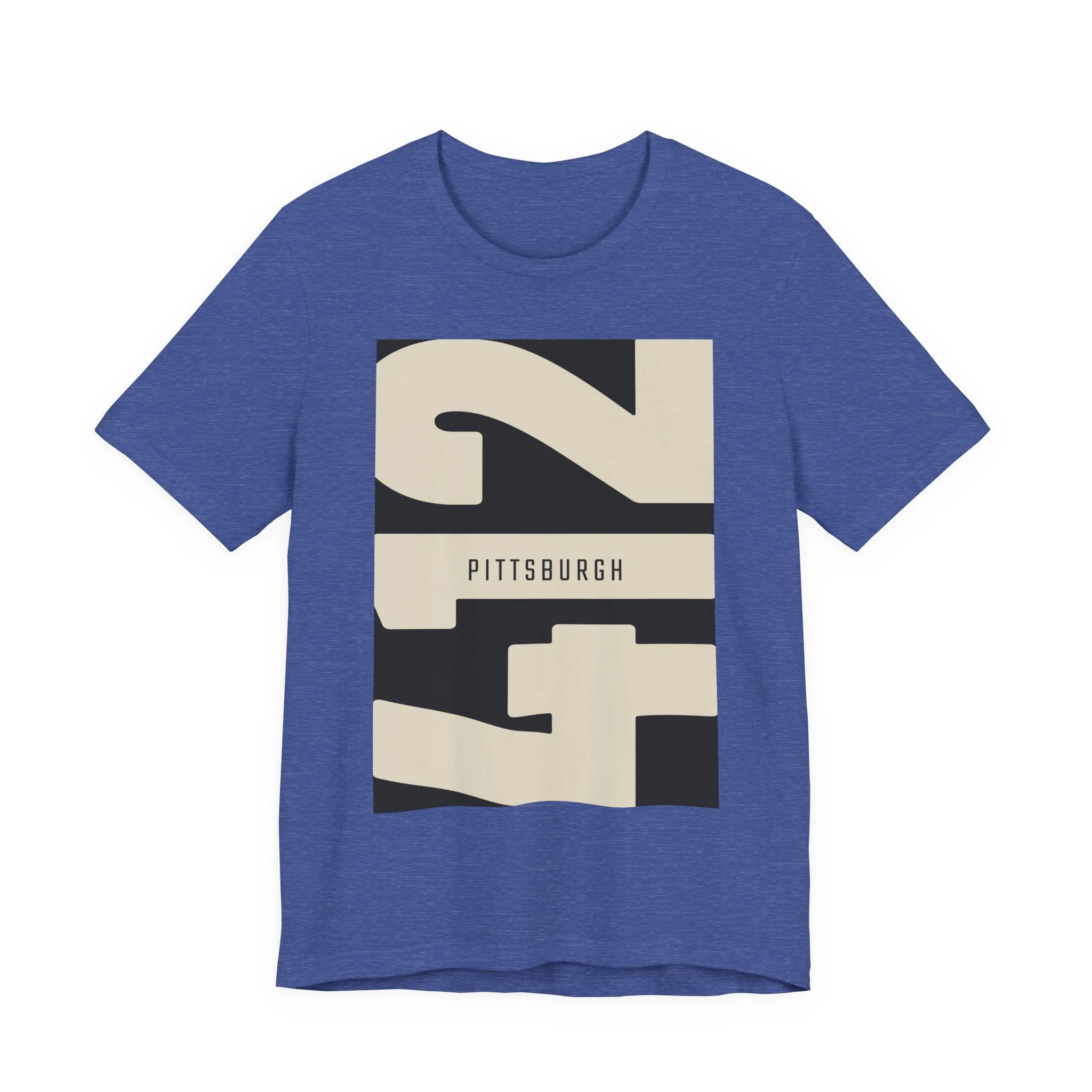 412 Vintage Pittsburgh - Unisex Jersey Short Sleeve Tee - Image 8