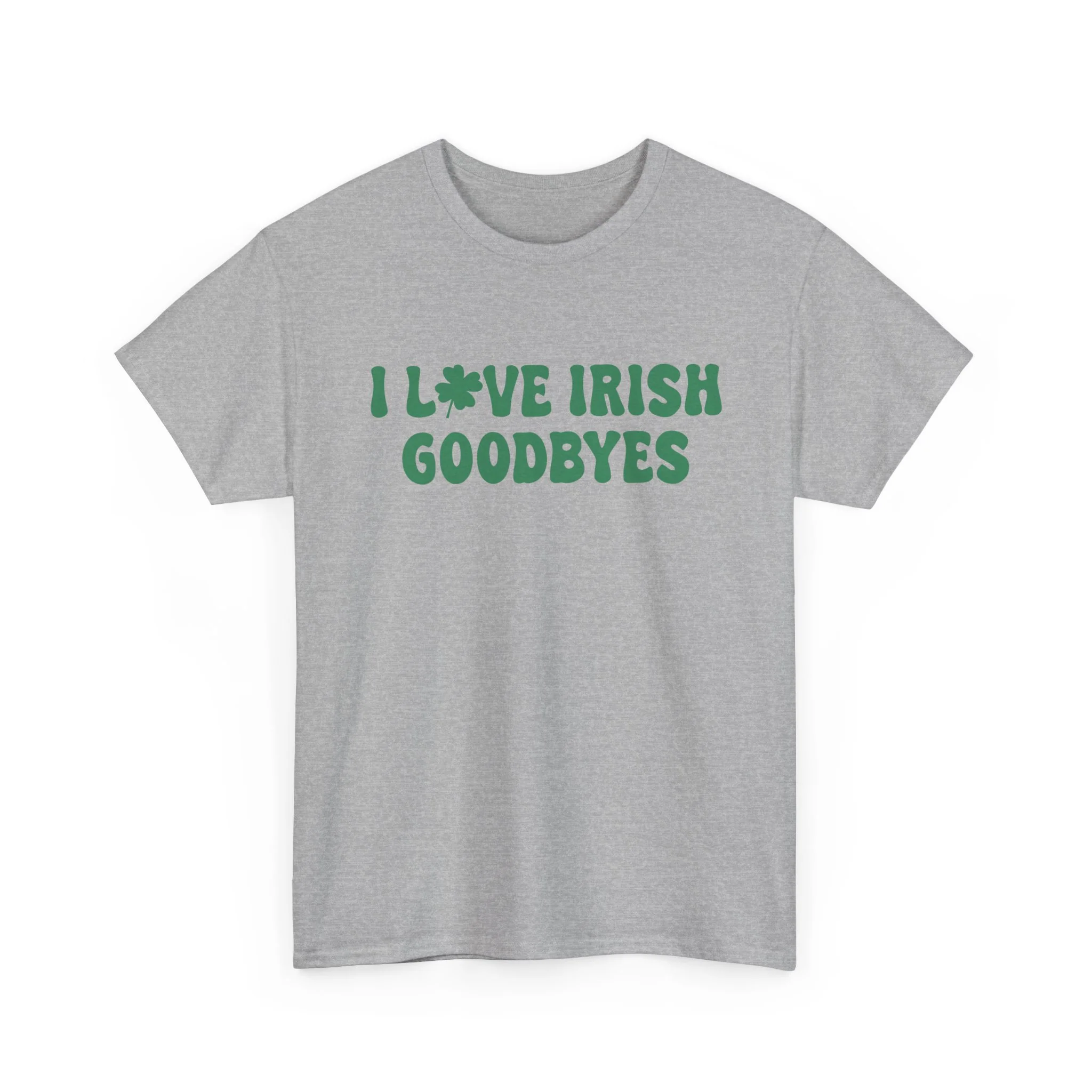 I Love Irish Goodbyes - Gildan Unisex Heavy Cotton Tee - Image 15