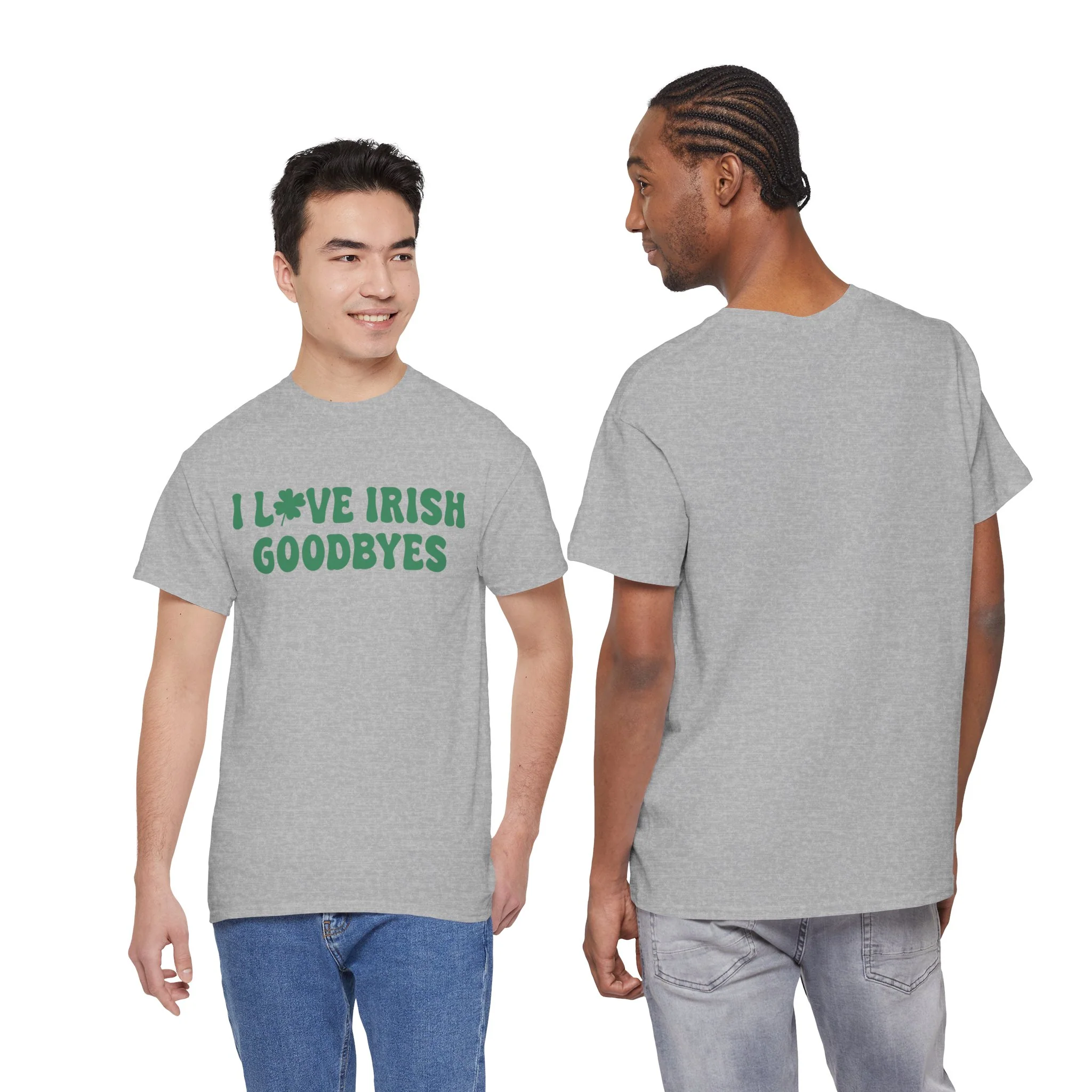 I Love Irish Goodbyes - Gildan Unisex Heavy Cotton Tee - Image 21