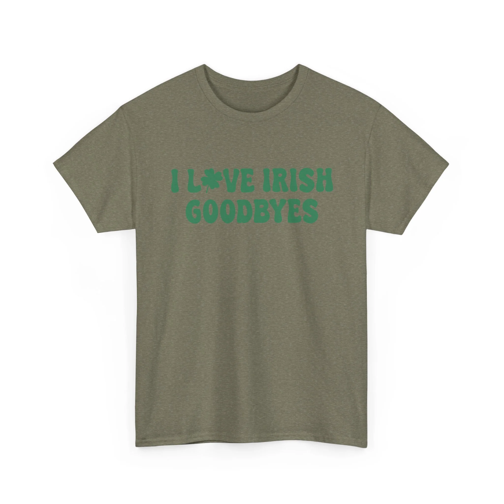 I Love Irish Goodbyes - Gildan Unisex Heavy Cotton Tee - Image 36