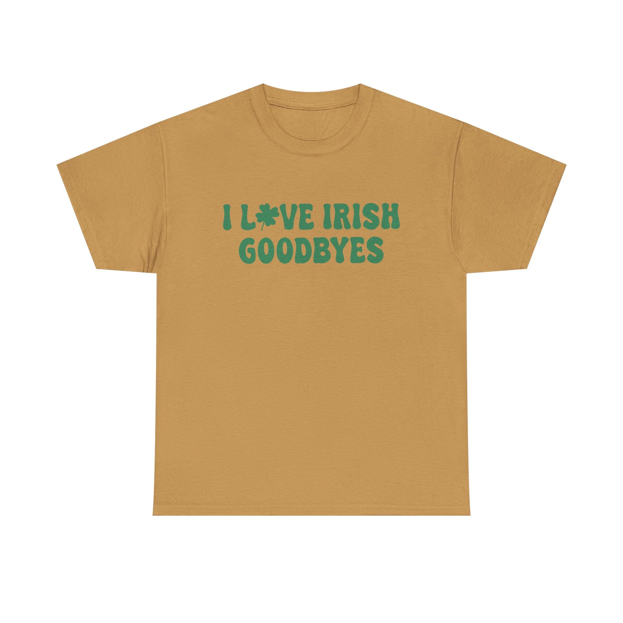 I Love Irish Goodbyes - Gildan Unisex Heavy Cotton Tee - Image 4