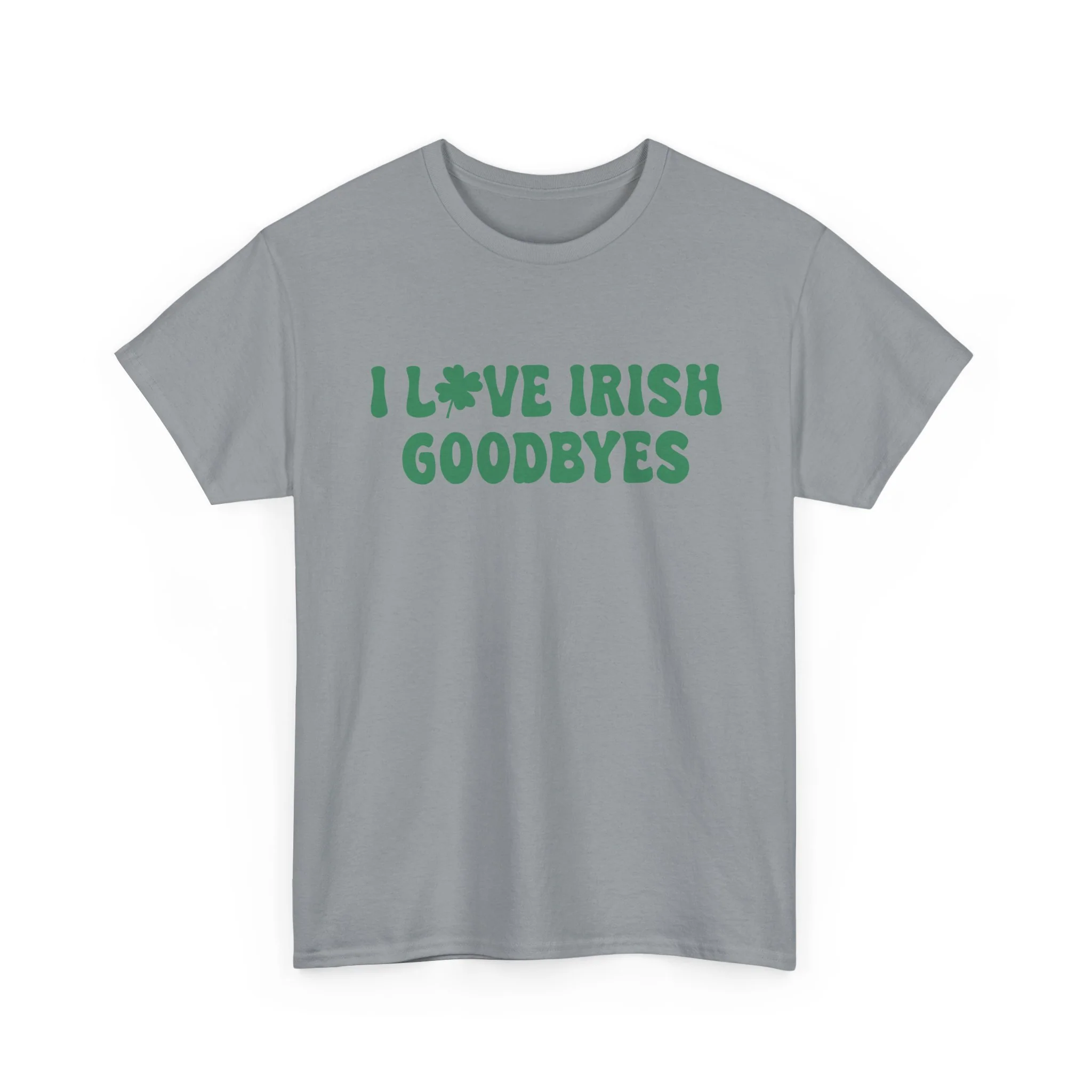 I Love Irish Goodbyes - Gildan Unisex Heavy Cotton Tee - Image 42