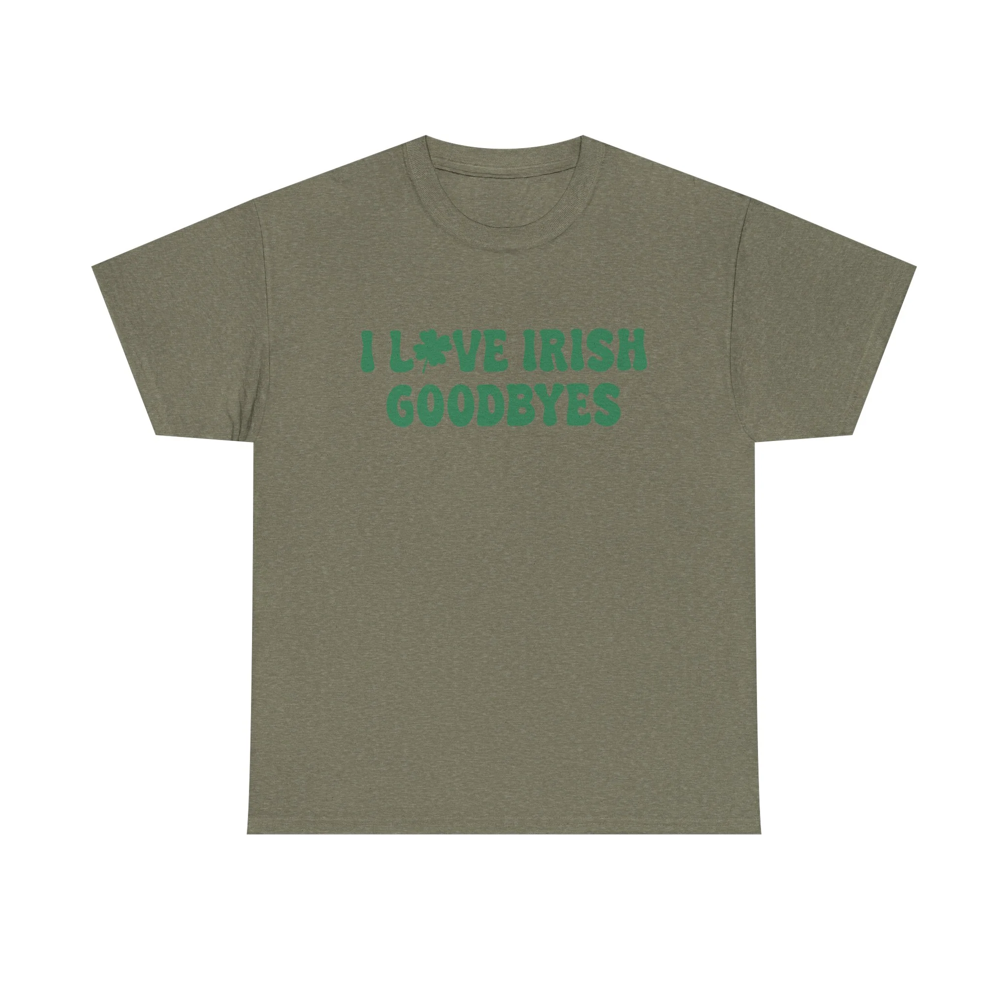 I Love Irish Goodbyes - Gildan Unisex Heavy Cotton Tee - Image 6