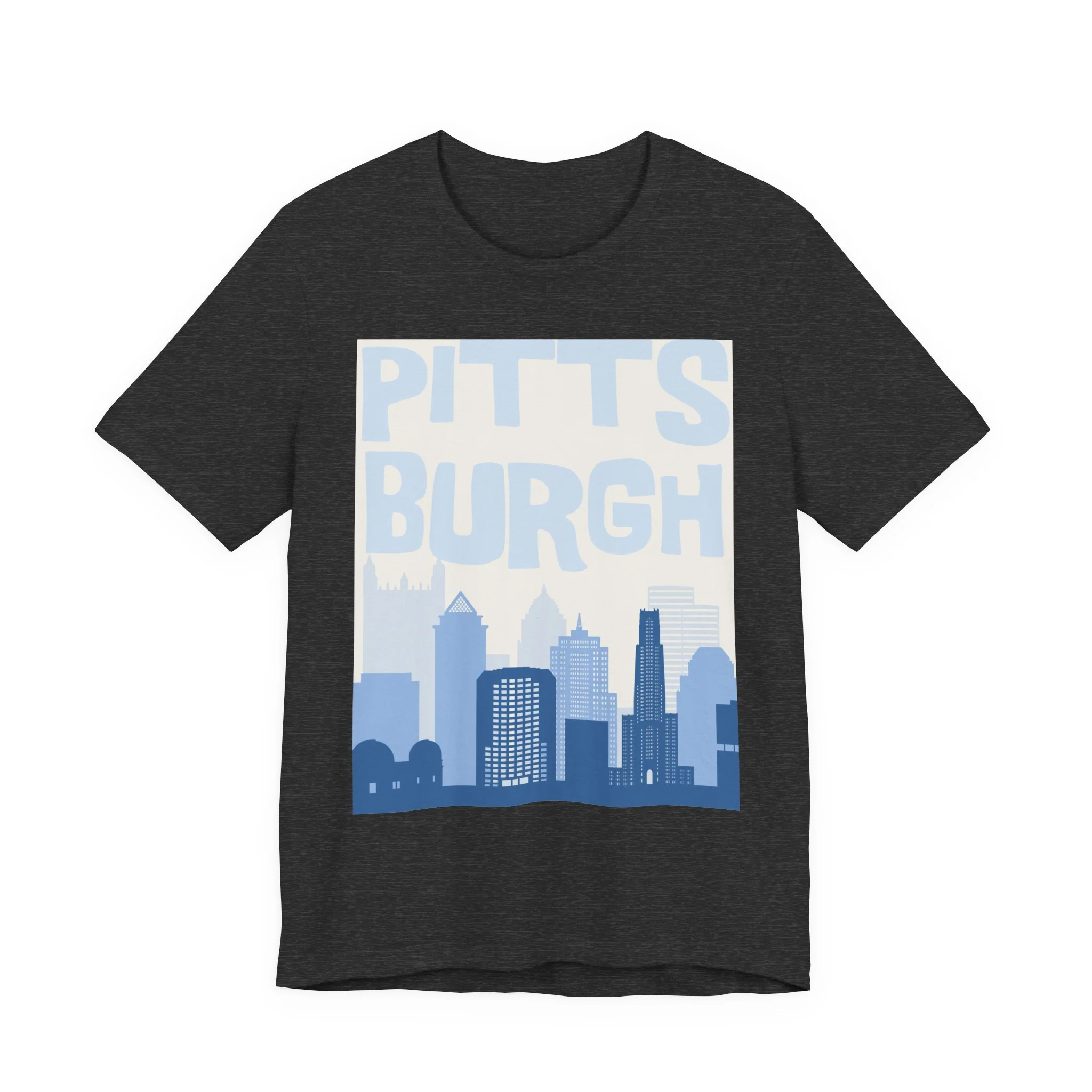 Pittsburgh Blues - Unisex Jersey Short Sleeve Tee - Image 3