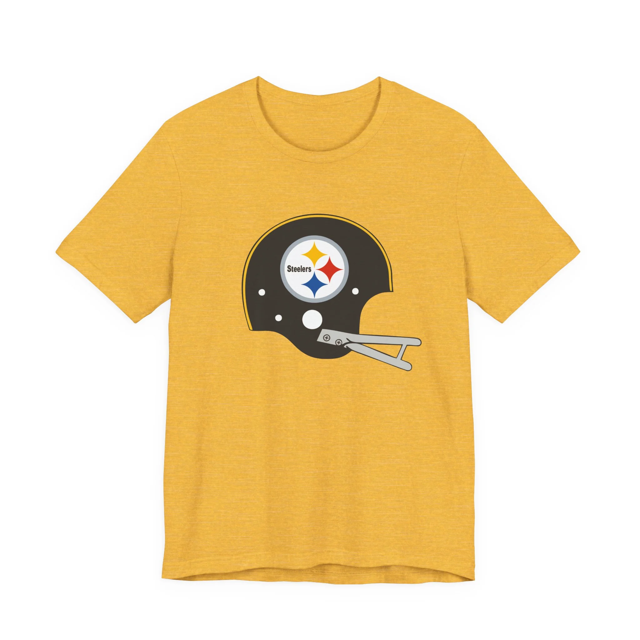 Pittsburgh Football Helmet - Unisex Jersey Short Sleeve Tee - Image 3